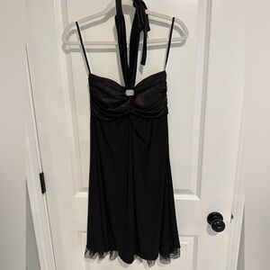 Black cocktail dress